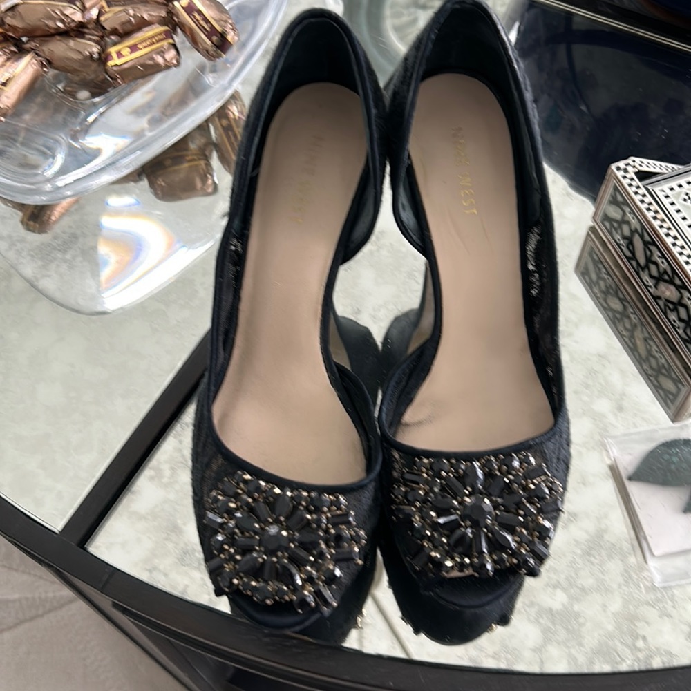 Lace evening shoes / prom / wedding